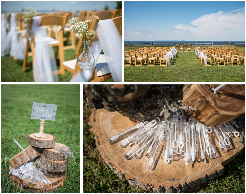 wedding ceremony at rustic cabin westmoreland state park virgina wedding
