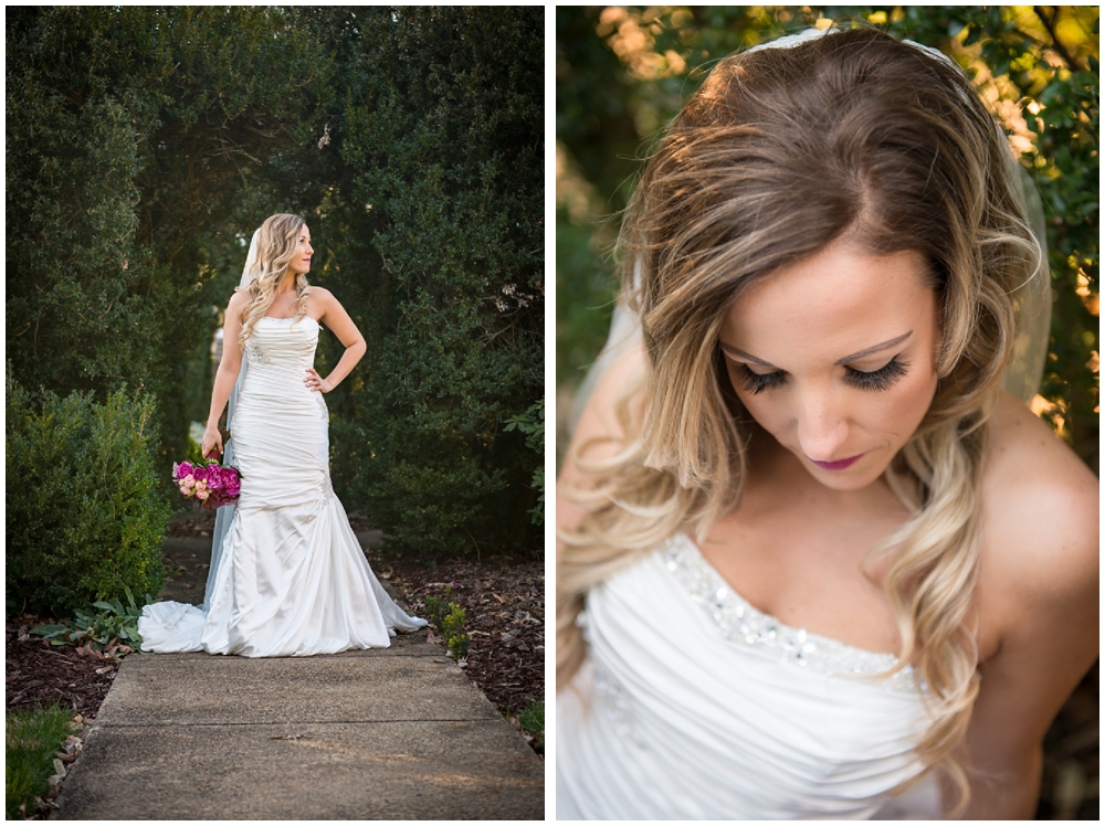 Wedding portraits of bride and groom at Raspberry Plain in Leesburg, Virginia.