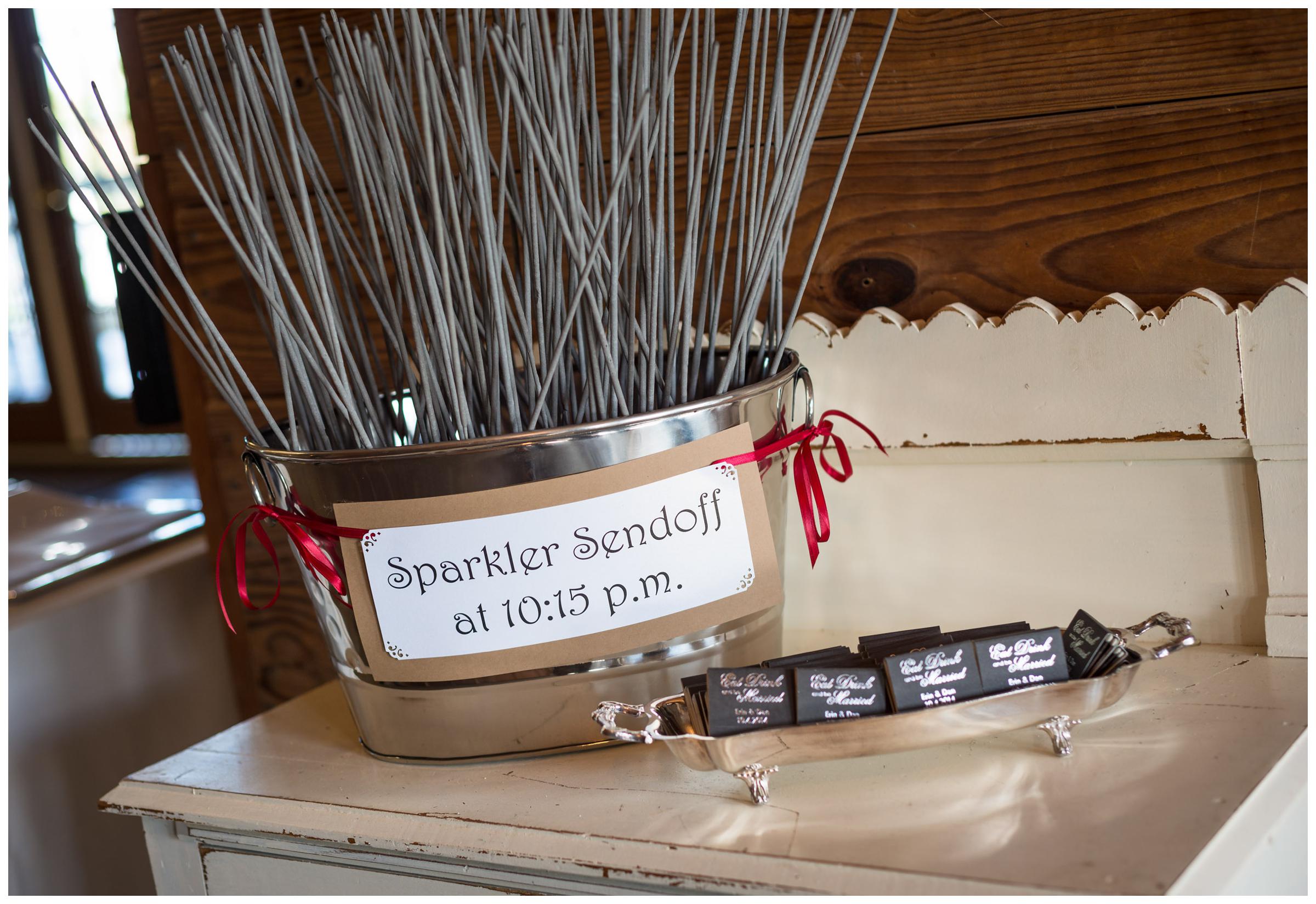 wedding sparkler for sparkler send-off
