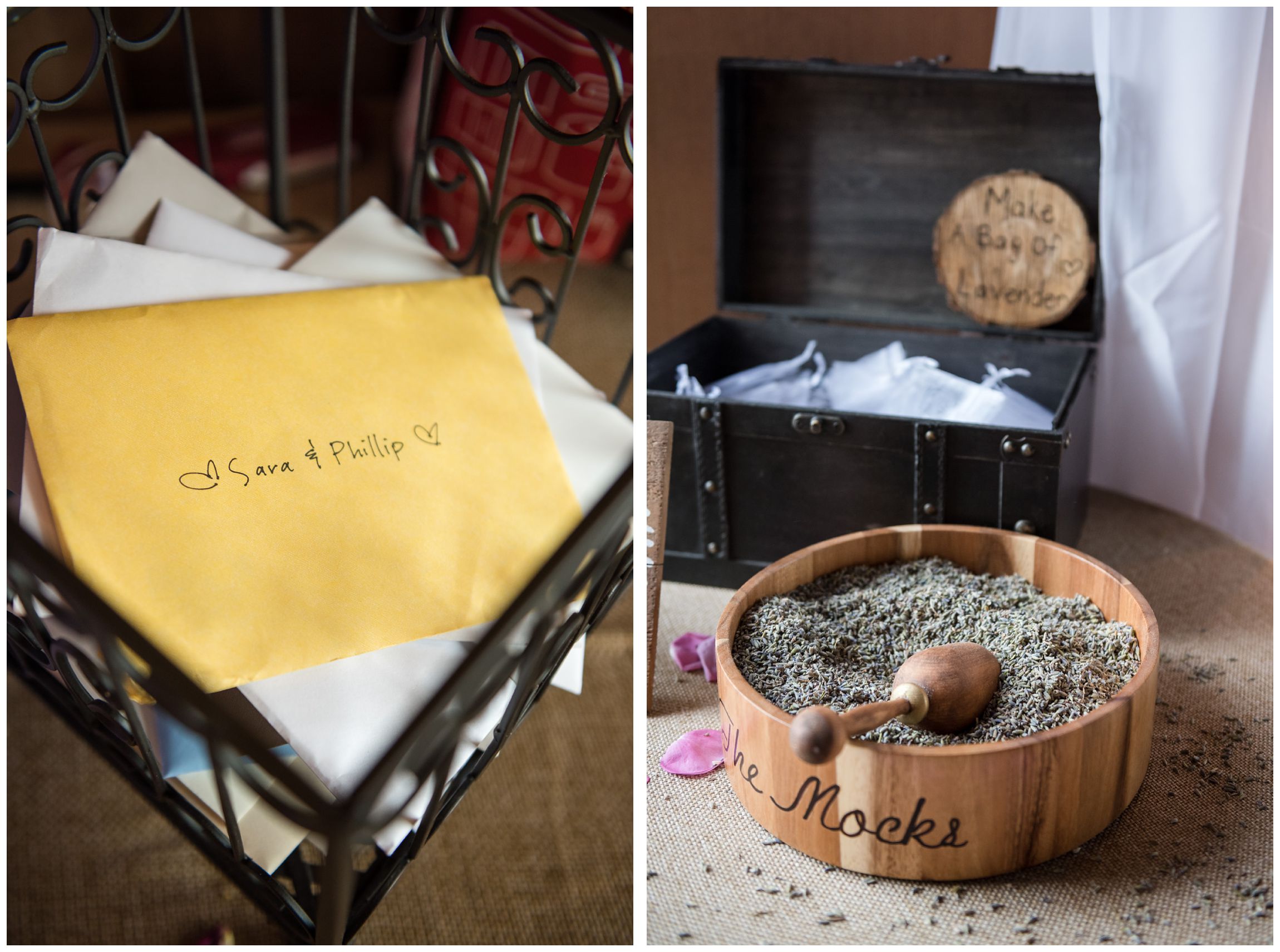 lavender bag sachet favors for wedding guests