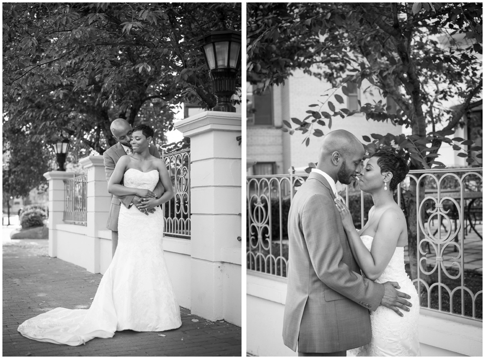 bride and groom portrait doubletree washington dc