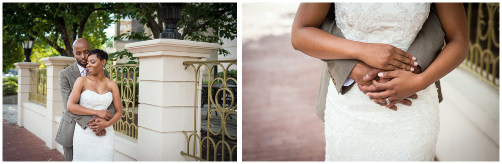 bride and groom portrait doubletree washington dc