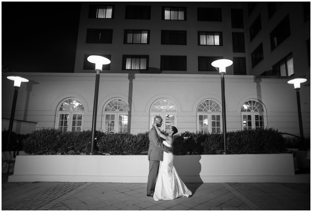 bride and groom portrait doubletree washington dc