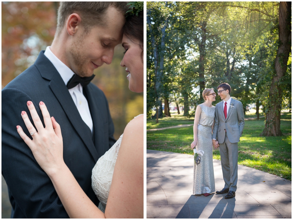 bride and groom portrait