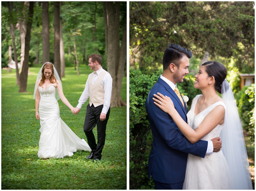 bride and groom portrait