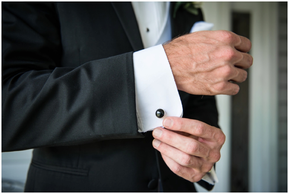 groom's cufflinks