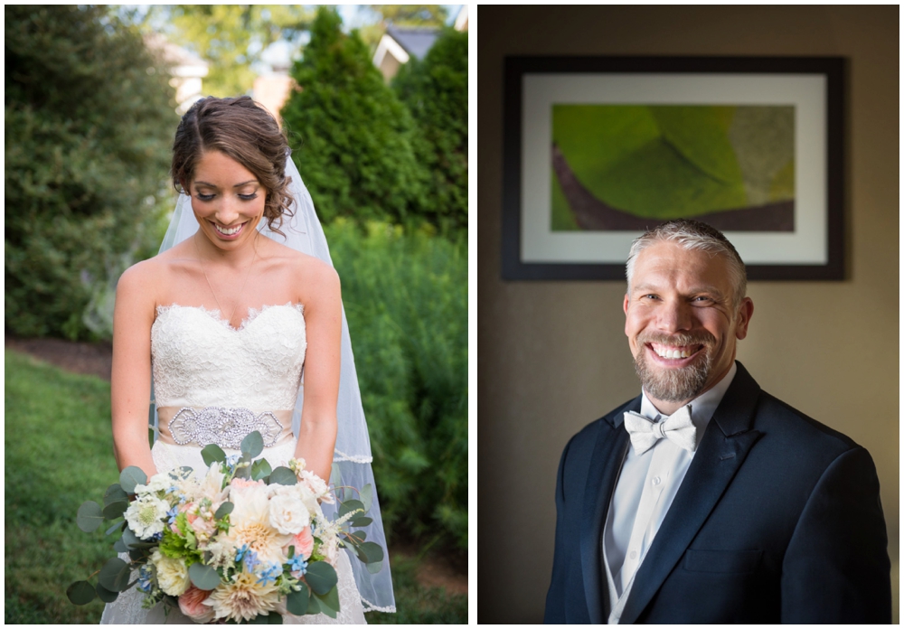 bride and groom portraits