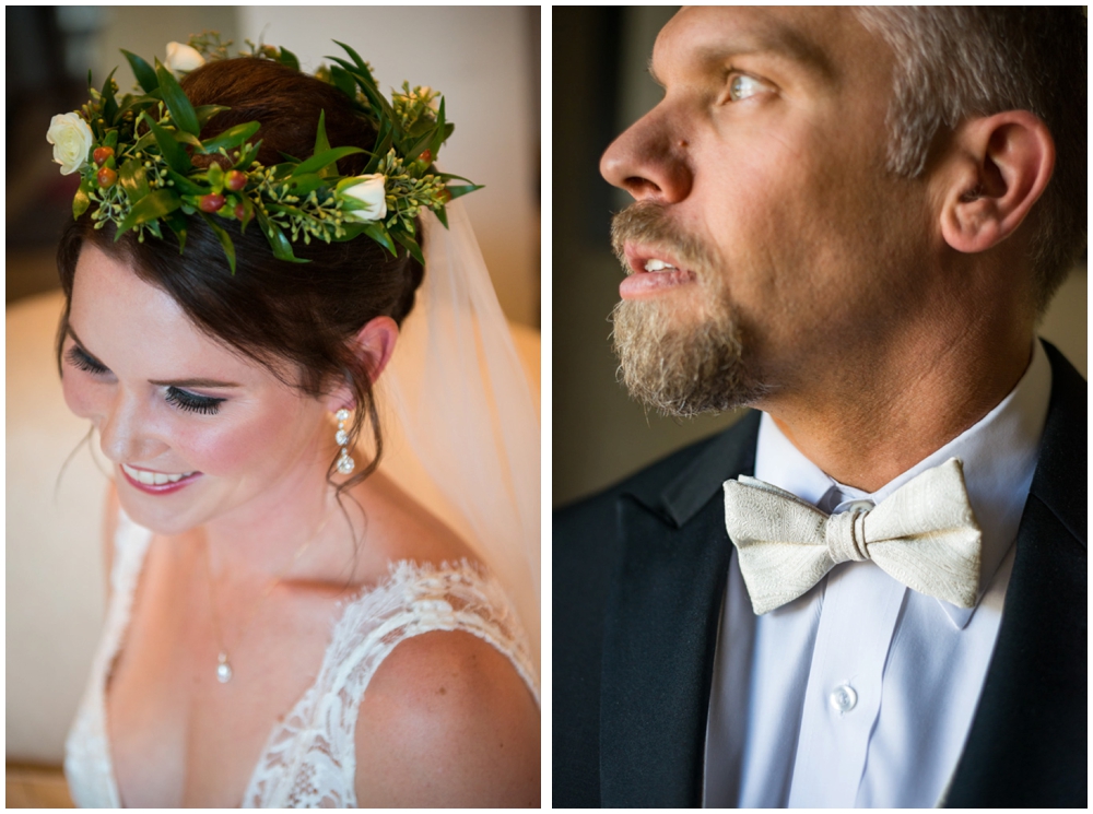 bride and groom portraits