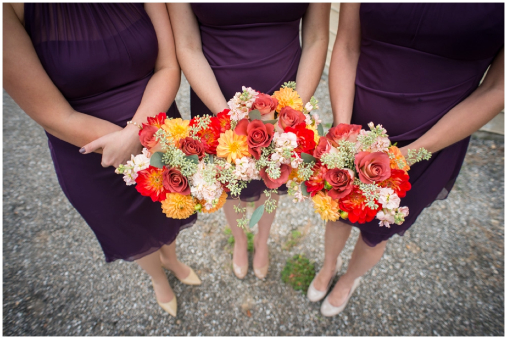 bridesmaid's bouquets