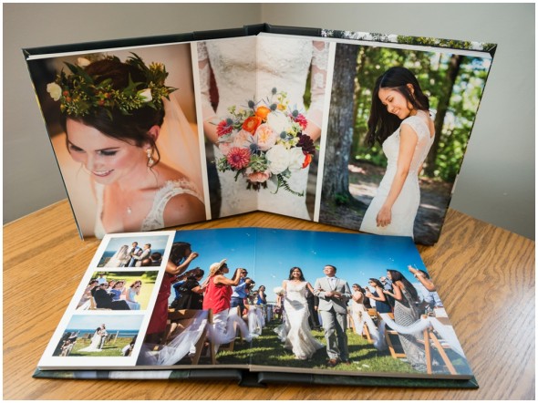 Beautiful layflat albums showcase your wedding photos forever!