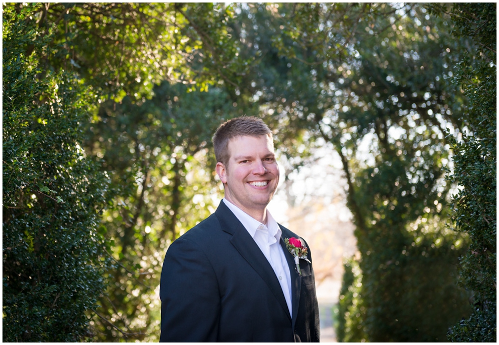 Wedding portraits of bride and groom at Raspberry Plain in Leesburg, Virginia.