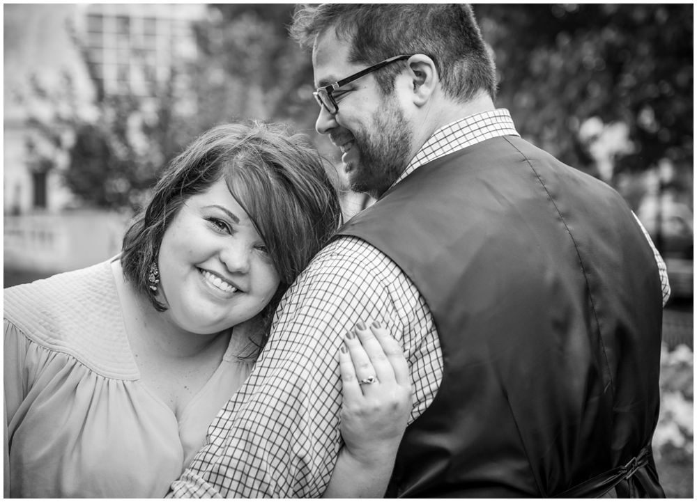 mount vernon baltimore maryland engagement photos