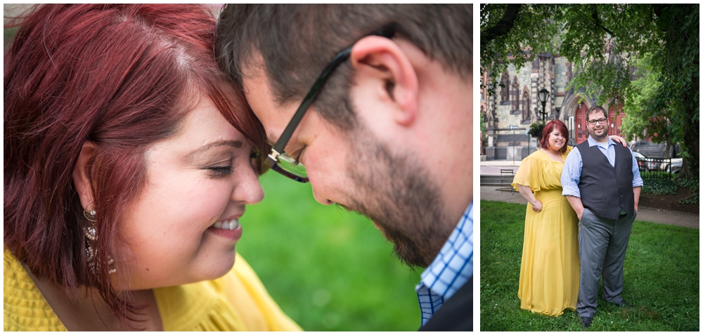 mount vernon baltimore maryland engagement photos