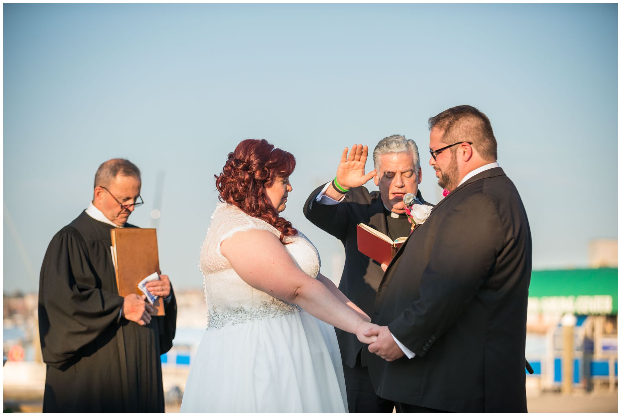 Harbor wedding at Baltimore Museum of Industry