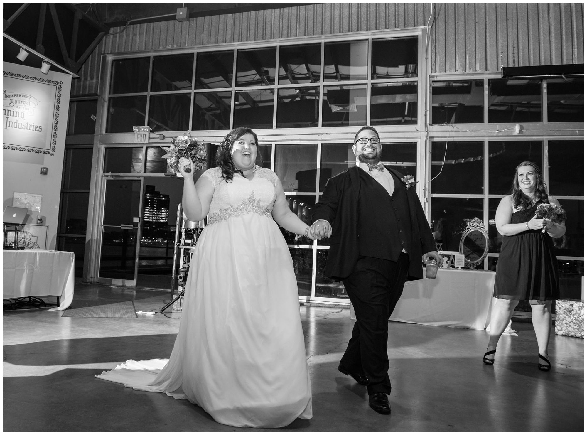 Wedding reception at Baltimore Museum of Industry