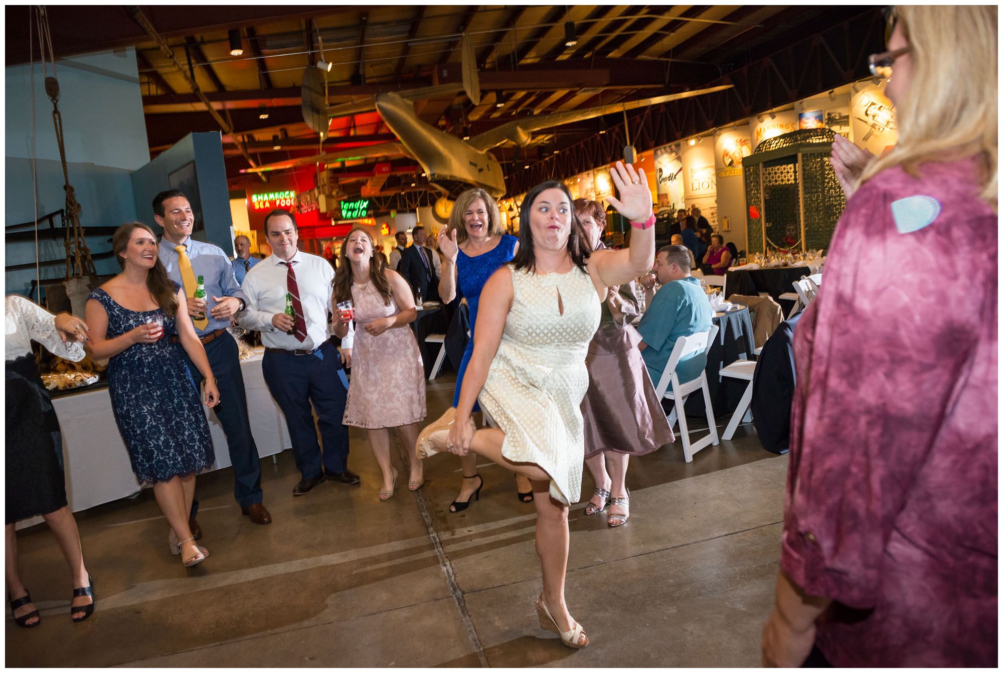 Wedding reception at Baltimore Museum of Industry