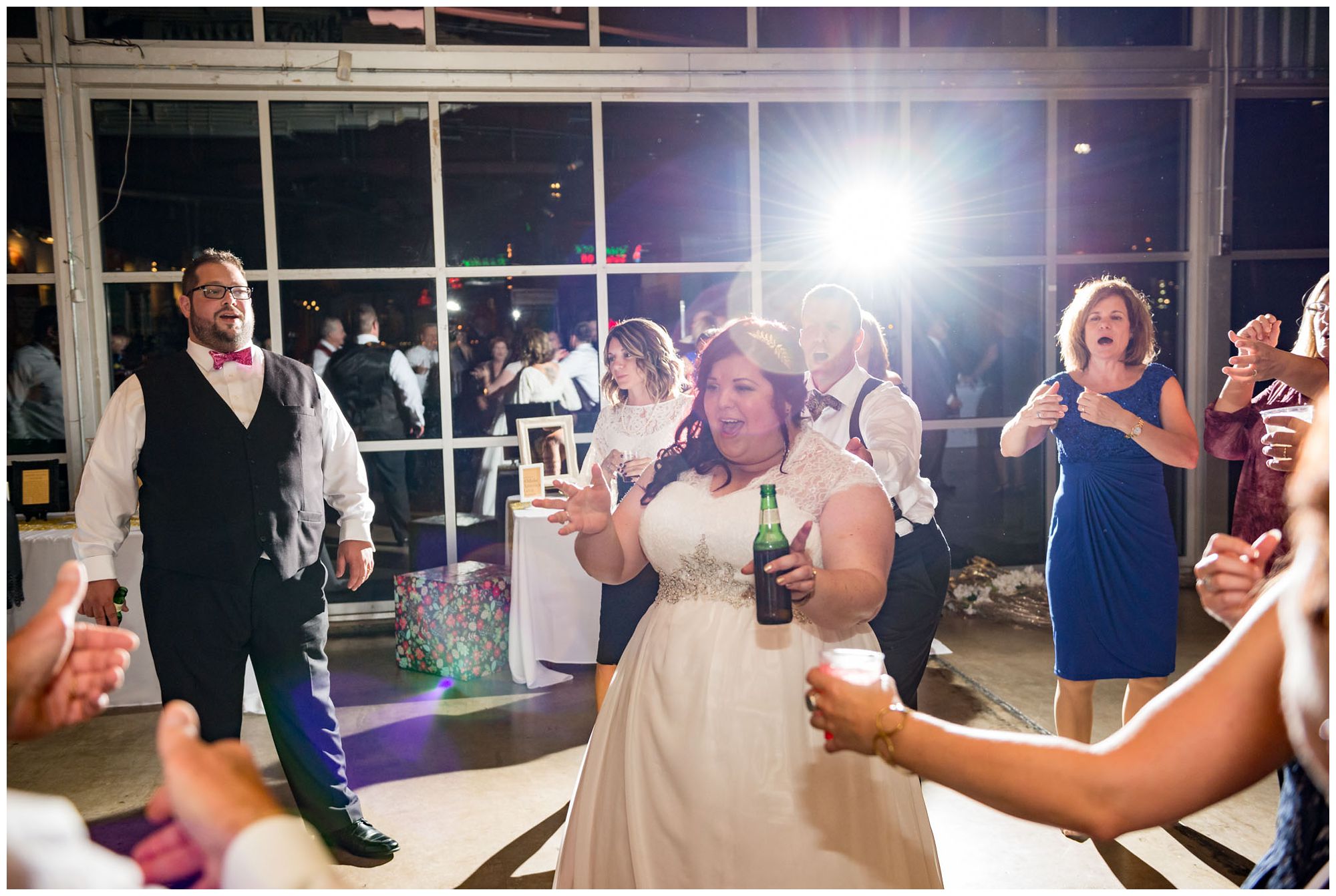 Wedding reception at Baltimore Museum of Industry