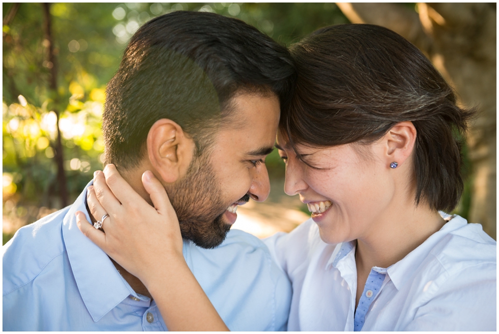 Engagement session at Green Spring Gardens in Alexandria, Virginia