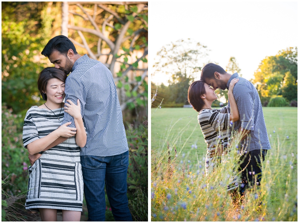 Engagement session at Green Spring Gardens in Alexandria, Virginia