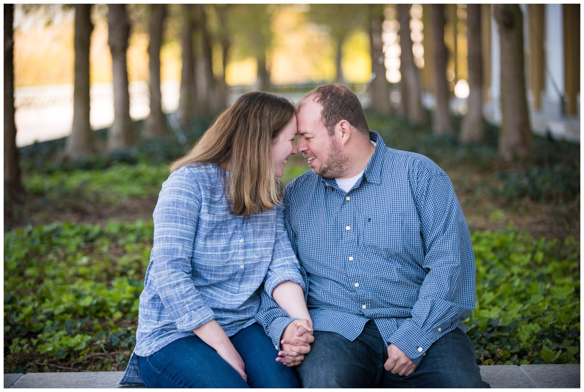 engagement photos at Kennedy Center in D.C.