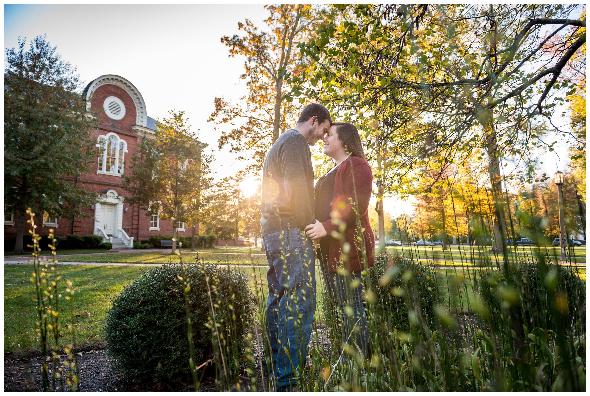 Randolph Macon College Virginia engagement session