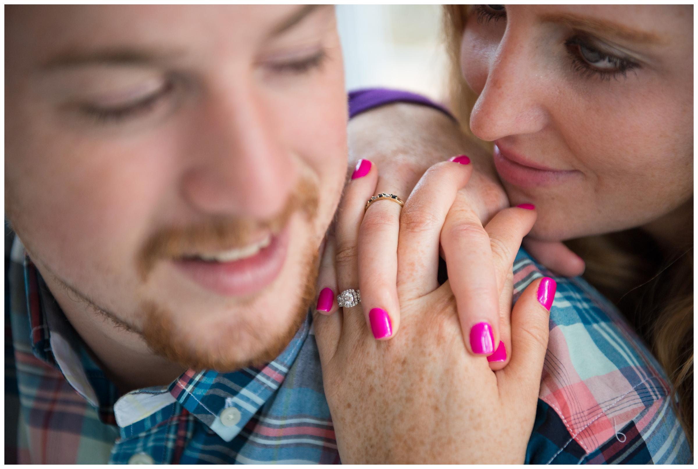 engagement photos of couple in Rockville, Maryland