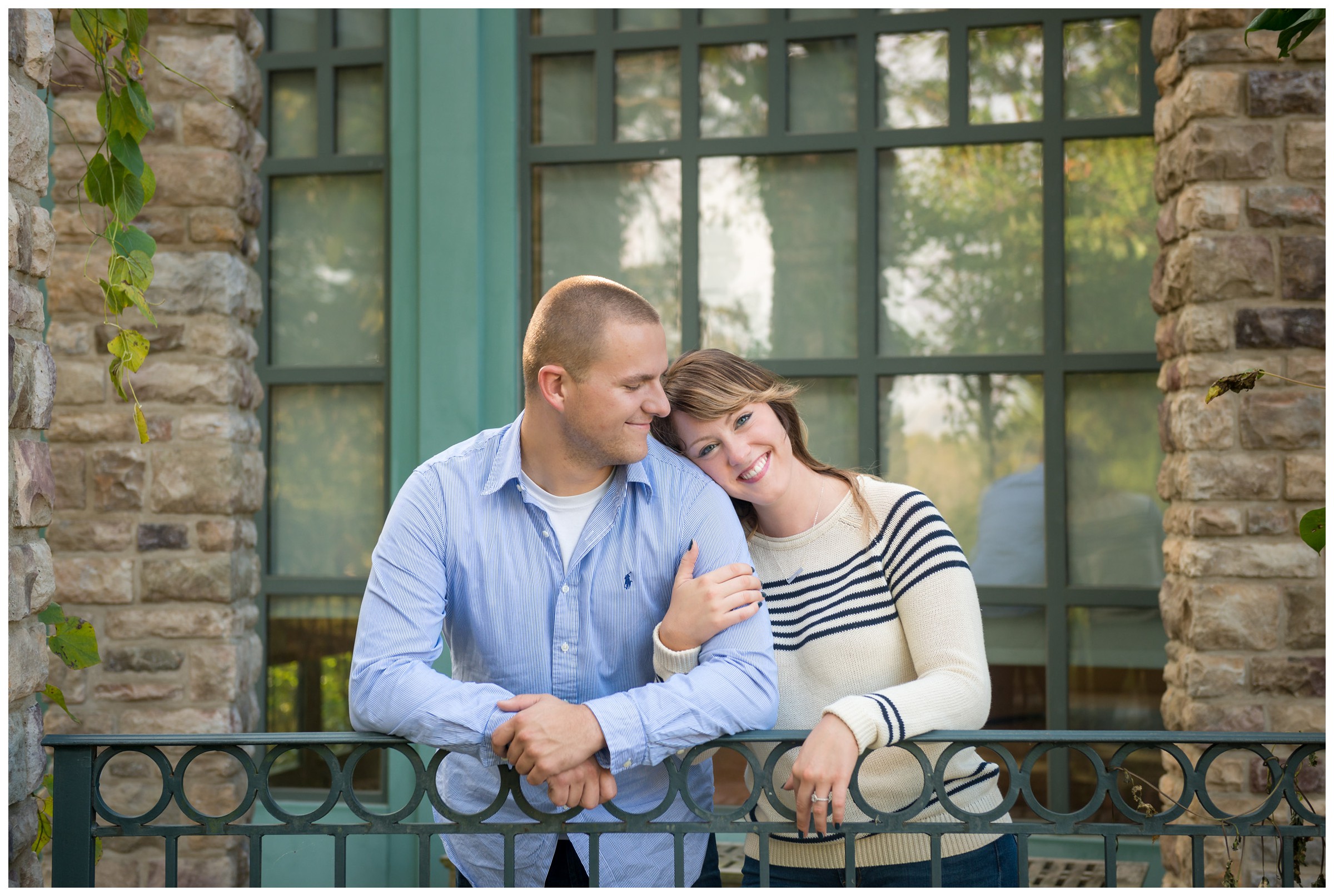 engagement photos at Gari Melchers Belmont Estate in Fredericksburg, Virginia