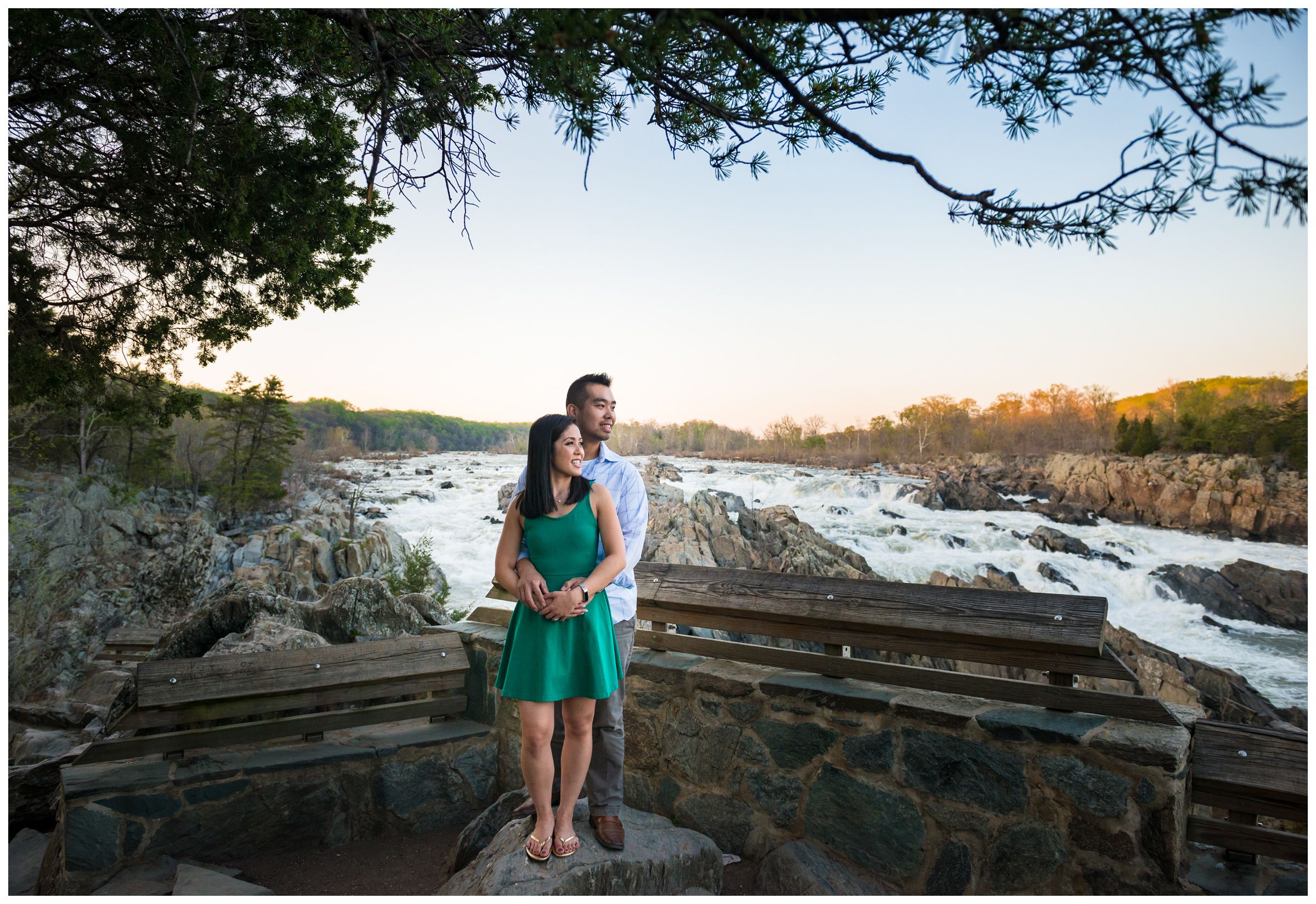 Great Falls engagement session in Northern Virginia