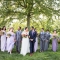 diverse co-ed mixed gender wedding party at Jorgensen Farms in Columbus