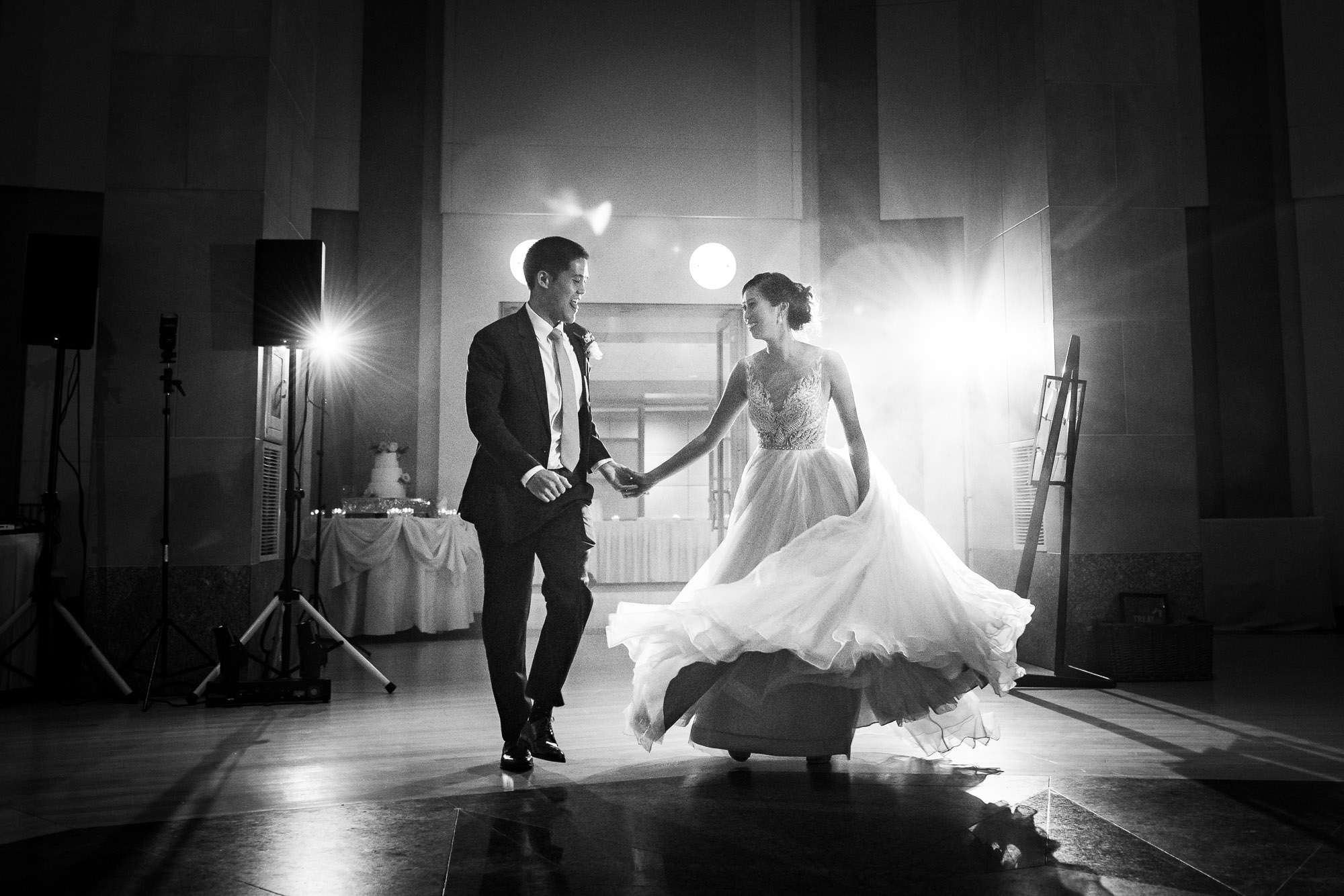 Columbus ohio wedding reception photography