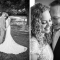 black and white wedding photography