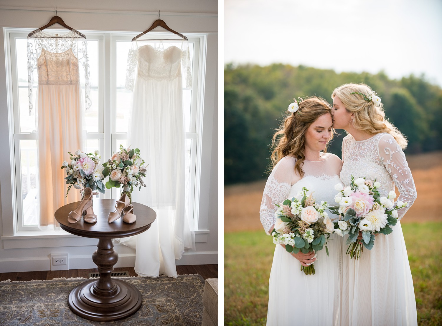 same sex lesbian gay LGBTQ friendly wedding photographer