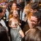 bride and groom dancing at wedding reception